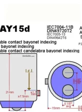 Octane Lighting 6 Volt Tail Light Brake Stop Turn Signal Lamp Bulbs Box Of 10                                     - OL-1158 - Image 4