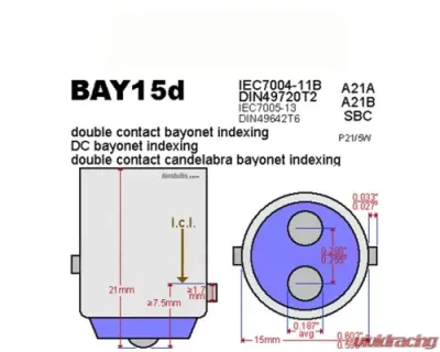 Octane Lighting 6 Volt Tail Light Brake Stop Turn Signal Lamp Bulbs Box Of 10 - OL-1158