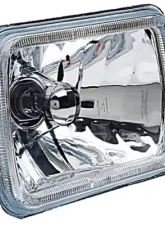 Octane Lighting 7X6 Inch Amber SMD LED Glass/Metal Headlight Halogen 6K 60w Light Bulb Headlamp Pair                                     - OL-134-A - Image 7