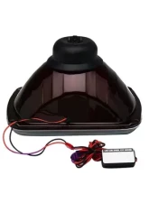 Octane Lighting 7X6 Inch Amber SMD LED Glass/Metal Headlight Halogen 6K 60w Light Bulb Headlamp Pair                                     - OL-134-A - Image 9