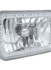 Octane Lighting 7x6 Inch Bluetooth RGB SMD LED Color Chasing Halo Shift Angel H4 Bulb Headlight Pair                                     - OL-134-COL - Image 7