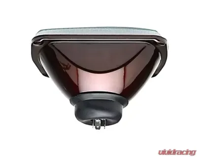 Octane Lighting 7X6 Crystal Clear Glass Lens Metal Headlight H4 Halogen Light Bulb Headlamp Pair - OL-134