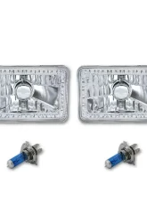 Octane Lighting 4x6 Inch Bluetooth RGB SMD LED Color Chasing Halo Shift Angel H4 Bulb Headlight Pair                                     - OL-136-COL - Image 5