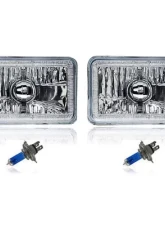Octane Lighting 4X6 Inch Color Change RGB SMD LED Halo Angel Eye Headlight Halogen Light Bulbs Pair                                     - OL-136-RGB - Image 2