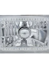 Octane Lighting 4X6 Red SMD LED Halo Angel Eye Headlight Headlamp 60W Halogen Light Bulbs Pair                                     - OL-136-R - Image 5