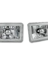 Octane Lighting 4x6 Inch Switchback White/Amber LED Halo DRL Turn Signal Headlight Lamp Bulb Pair                                     - OL-136-WA - Image 5