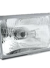 Octane Lighting 4X6 Halogen Semi Sealed Stock Style Glass H4 Headlight Headlamp Light Bulbs Pair                                     - OL-137-CL - Image 4