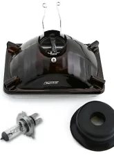 Octane Lighting 4X6 Halogen Semi Sealed Stock Style Glass H4 Headlight Headlamp Light Bulbs Pair                                     - OL-137-CL - Image 6