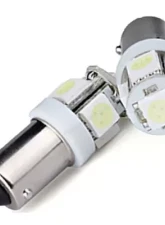 Octane Lighting 2 Yellow Amber 5 LED Dash Panel Cluster Gauge Clock Glove Box Light Bulbs Pair Eiko                                     - OL-1895-5A - Image 2