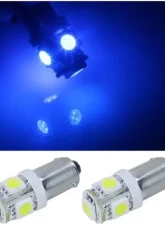Octane Lighting 2 Blue 5 LED Dash Instrument Panel Cluster Gauge Clock Glove Box Light Bulbs Eiko                                     - OL-1895-5B - Image 3