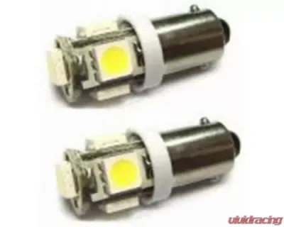 Octane Lighting 2 Blue 5 LED Dash Instrument Panel Cluster Gauge Clock Glove Box Light Bulbs Eiko - OL-1895-5B