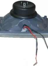 Octane Lighting 4X6 Blue LED Halo Angel Eye Halogen Headlights Headlamp Bulbs Crystal Clear Pair                                     - OL-4X6-HALO-B - Image 5