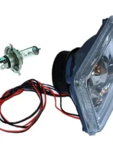 Octane Lighting 4X6 Green LED Halo Angel Eye Halogen Headlight Headlamp Bulbs Crystal Clear Pair                                     - OL-4X6-HALO-G - Image 5