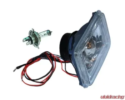 Octane Lighting 4X6 Green LED Halo Angel Eye Halogen Headlight Headlamp Bulbs Crystal Clear Pair - OL-4X6-HALO-G