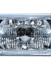 Octane Lighting 4X6 Red LED Halo Angel Eye Halogen Headlights Headlamp Bulbs Crystal Clear Pair                                     - OL-4X6-HALO-R - Image 4