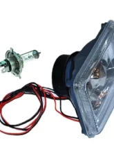 Octane Lighting 4X6 Red LED Halo Angel Eye Halogen Headlights Headlamp Bulbs Crystal Clear Pair                                     - OL-4X6-HALO-R - Image 6