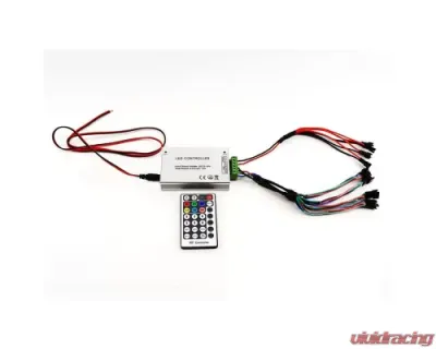 Octane Lighting RF Wireless LED COB Controller RGB Strip Light Halo Headlight Controller 50 Foot Range Remote - OL-CTL-13