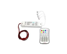 Octane Lighting M7 RF Wireless LED Controller RGB Strip Light Halo Headlight Remote 50 Foot Range w/ Splitter