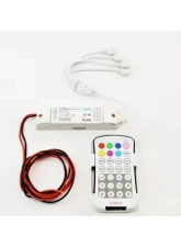 Octane Lighting M7 RF Wireless LED Controller RGB Strip Light Halo Headlight Remote 50 Foot Range w/ Splitter                                     - OL-CTL-6 - Image 3