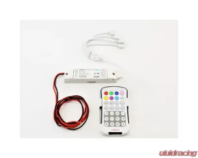 Octane Lighting M7 RF Wireless LED Controller RGB Strip Light Halo Headlight Remote 50 Foot Range w/ Splitter - OL-CTL-6