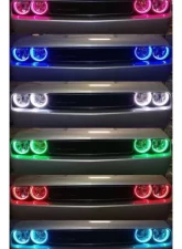 Octane Lighting RGB Color Changing LED Headlight Halo Ring Kit Dodge Challenger 2008-2014                                     - OL-DODGE-004 - Image 3