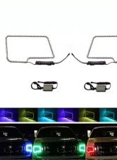 Octane Lighting Multi-Color Changing Shift LED RGB Headlight Halo Ring Set Ford F-250 2004-2014                                     - OL-FORD-002 - Image 6