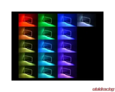 Octane Lighting Multi-Color Changing Shift LED RGB Headlight Halo Ring Set Ford F-250 2004-2014 - OL-FORD-002