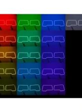 Octane Lighting Multi-Color Changing Shift LED RGB Headlight Halo Ring Set Ford F-250 2004-2014                                     - OL-FORD-002 - Image 3