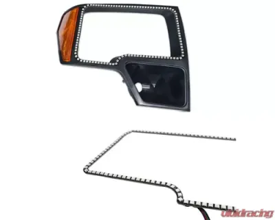 Octane Lighting Multi-Color Changing Shift LED RGB Headlight Halo Ring Set Ford F-250 2004-2014 - OL-FORD-002