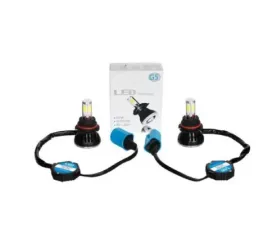 Octane Lighting 9004 SMD COB LED Low/Hi Beam Headlight Light Bulb 6000K 4000 Lumens 40W Pair