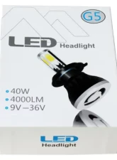 Octane Lighting 9006 SMD COB LED Canbus Headlight/Fog Light Bulb 6000K 4000 Lumens 40W Pair                                     - OL-G5-9006-LED - Image 3