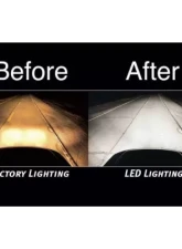 Octane Lighting 9007 SMD COB LED Low/Hi Beam Headlight Light Bulb 6000K 4000 Lumens 40W Pair                                     - OL-G5-9007-LED - Image 10