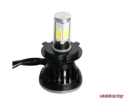Octane Lighting H4 SMD COB LED Low/Hi Beam Headlight Light Bulb 6000K 4000 Lumens Pair 5 3/4 - OL-G5-H4-LED