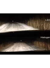 Octane Lighting H4 SMD COB LED Low/Hi Beam Headlight Light Bulb 6000K 4000 Lumens Pair 5 3/4                                     - OL-G5-H4-LED - Image 9