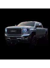 Octane Lighting Multi-Color Changing LED RGB Headlight Halo Ring Set GMC Sierra 2014-2016                                     - OL-GMC-003 - Image 6