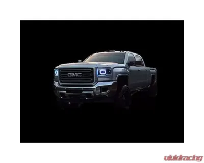 Octane Lighting Multi-Color Changing LED RGB Headlight Halo Ring Set GMC Sierra 2014-2016 - OL-GMC-003