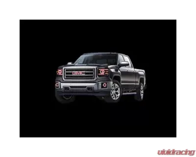 Octane Lighting Multi-Color Changing LED RGB Headlight Halo Ring Set GMC Sierra 2014-2016 - OL-GMC-003