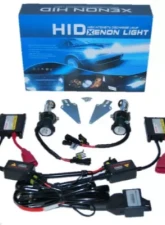 Octane Lighting 8000K 8K Ice White Blue Hi/Low H4 HID Light Bulbs Bi-Xenon Ballast Headlight Kit                                     - OL-HID-H4-8K-KT - Image 5