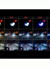 Octane Lighting 8000K 8K Ice White Blue Hi/Low H4 HID Light Bulbs Bi-Xenon Ballast Headlight Kit                                     - OL-HID-H4-8K-KT - Image 2