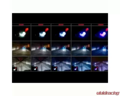 Octane Lighting 8000K 8K Ice White Blue Hi/Low H4 HID Light Bulbs Bi-Xenon Ballast Headlight Kit - OL-HID-H4-8K-KT