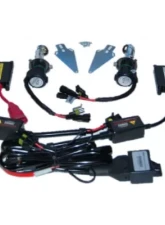 Octane Lighting 8000K 8K Ice White Blue Hi/Low H4 HID Light Bulbs Bi-Xenon Ballast Headlight Kit                                     - OL-HID-H4-8K-KT - Image 3