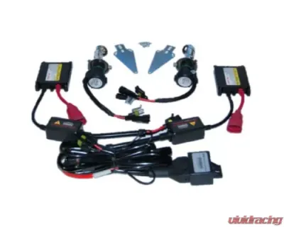 Octane Lighting 8000K 8K Ice White Blue Hi/Low H4 HID Light Bulbs Bi-Xenon Ballast Headlight Kit - OL-HID-H4-8K-KT