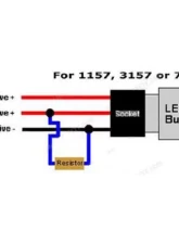 Octane Lighting Led Light Bulb Load Resistor Corrector Turn Signal Park Blink Fix 50w 6 Ohm Pair                                     - OL-RES-50W - Image 3