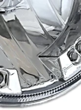 Octane Lighting 7" Red Split Circuit Half Circle LED Halo Ring Headlight - Pair (H4 Super White 55/60W Bulb)                                     - OL-501R - Image 11