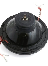 Octane Lighting 7" Red Split Circuit Half Circle LED Halo Ring Headlight - Pair (H4 Super White 55/60W Bulb)                                     - OL-501R - Image 10