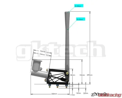 GKTech Hydraulic E-Brake Setup Nissan Z34 370Z 2008-2021 - EHYDRAULIC-Z34