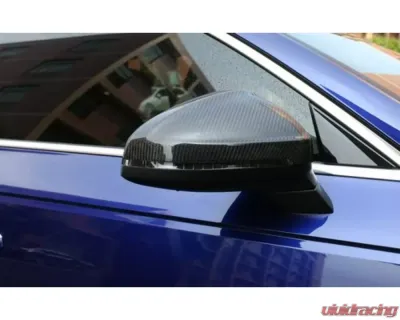 EZ Carbon Dry Carbon Mirror Cover Audi C8 A6 | S6 | RS6 - AC8NORDRYMIR014