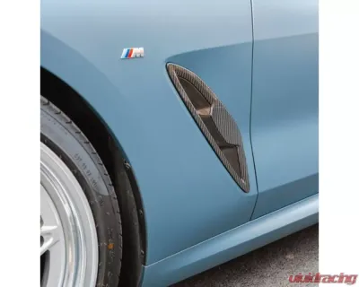 EZ Carbon Dry Carbon Fender Vent Trim BMW 8-Series G14 | G15 | G16 - G14OEMDRYFEN035