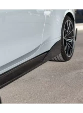 EZ Carbon MP Style Dry Carbon Side Skirt BMW M3 G80                                     - G80MPXDRYSID047 - Image 5