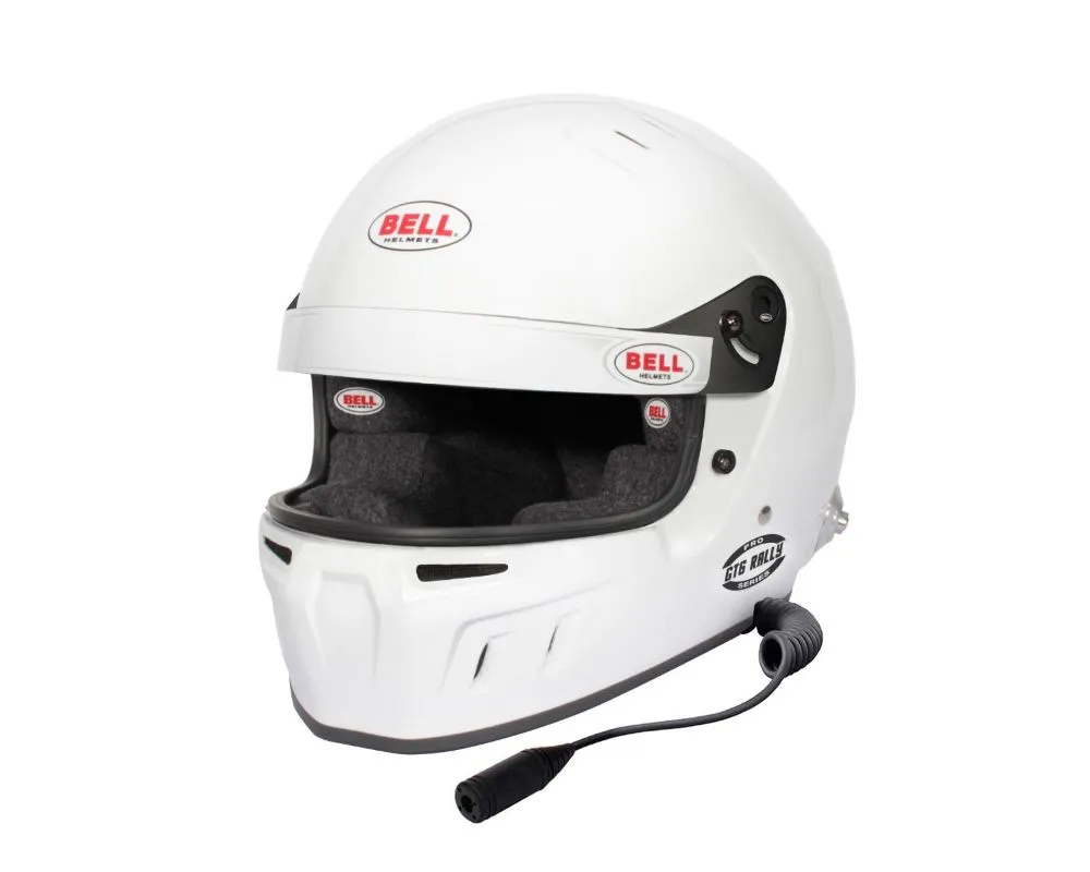 Bell Racing GT6 Rally Pro Helmet - White - 1341062